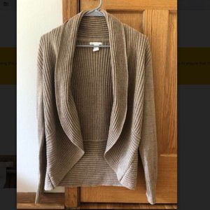 H&M Basic Tan Knit Cardigan